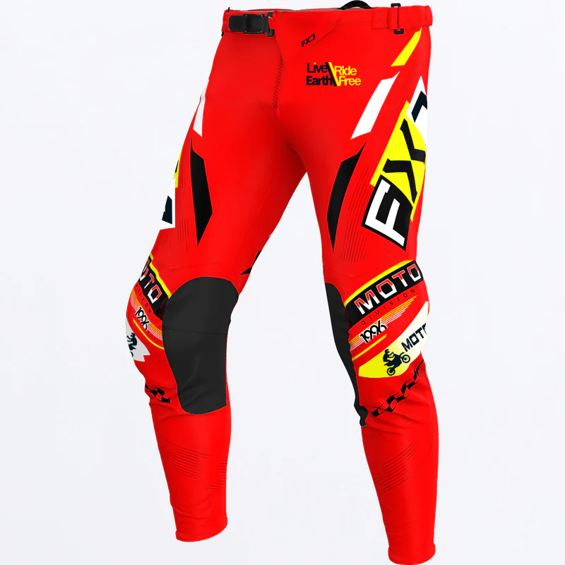 Motorcycle Gear Bundle - 모토크로스 바지 빨간색 아동 청소년 성인