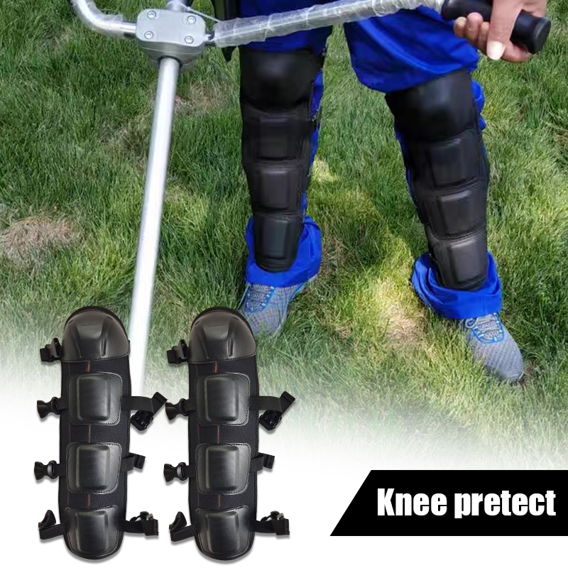 Knee Guard Hard - 2개입 검정색 다리 보호대, 하드 EVA