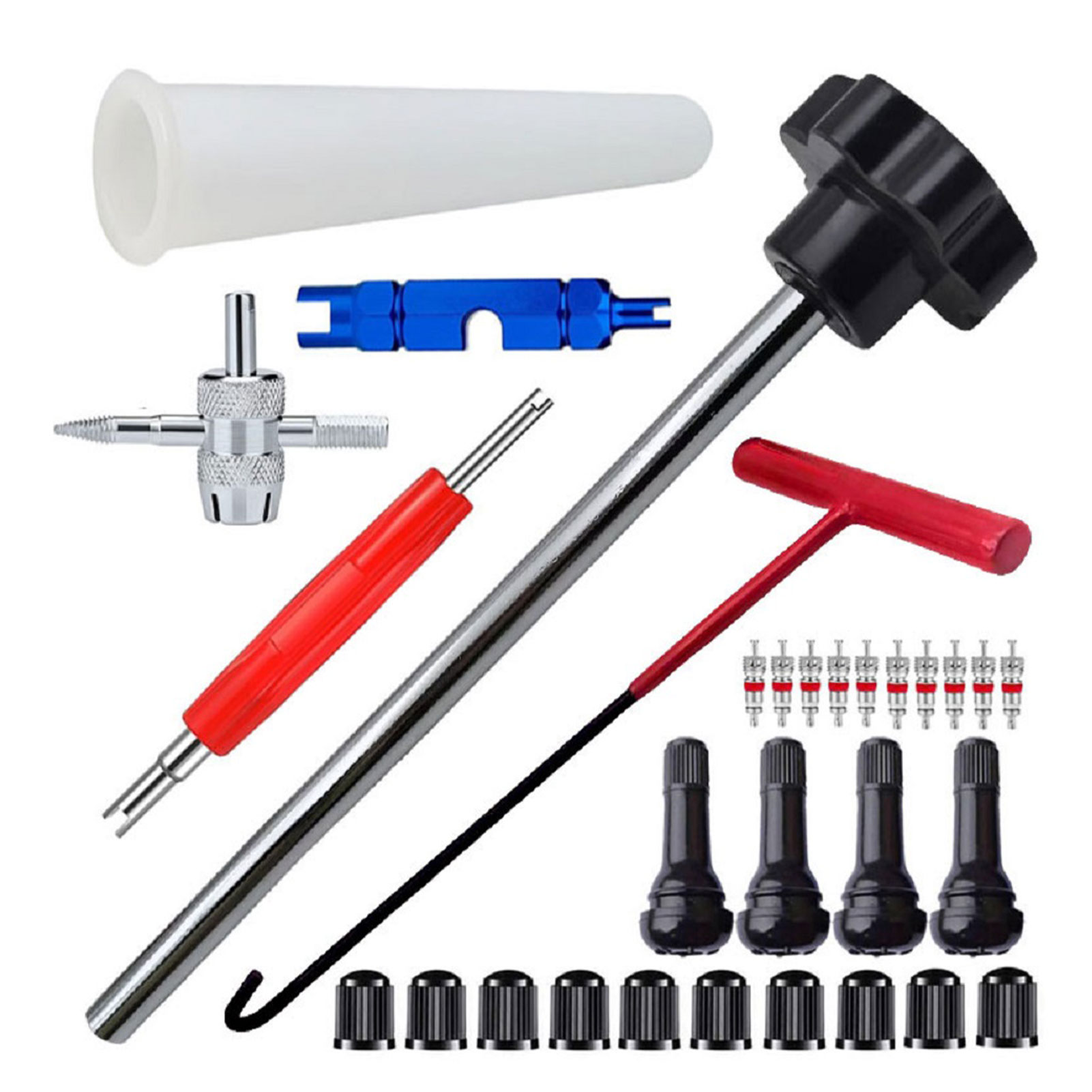 Motorcycle Gear Jammer - 빠른 변경 타이어 밸브 도구 키트,