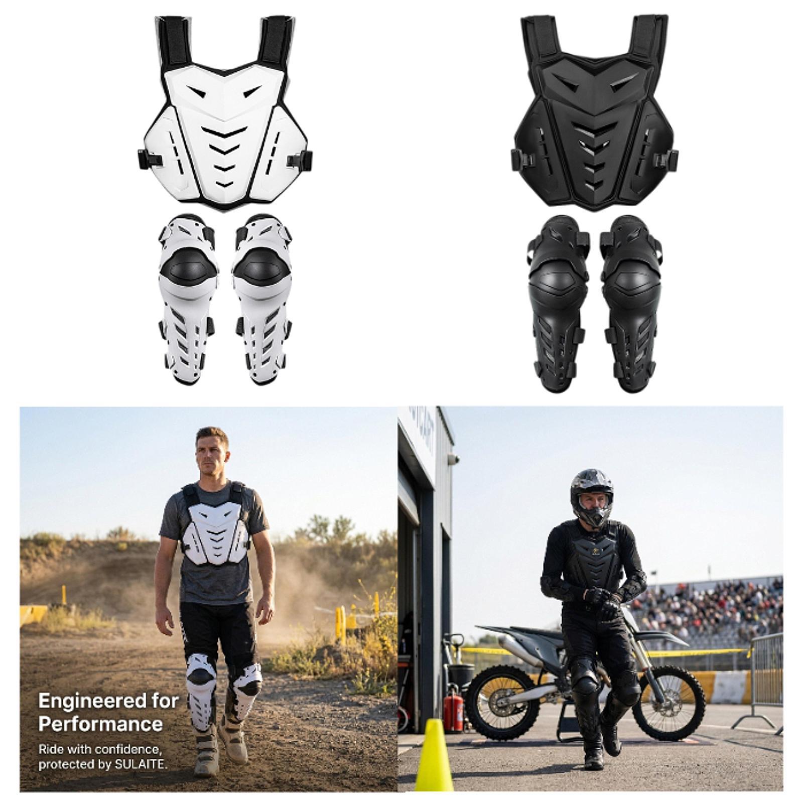 Motorcycle Gear For Woman - 인체공학적 가슴 보호대 무릎 보호대 오토바이