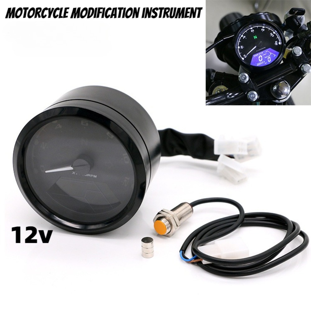 Motorcycle Gear Honda - 범용 오토바이 미터 속도계 디지털 주행