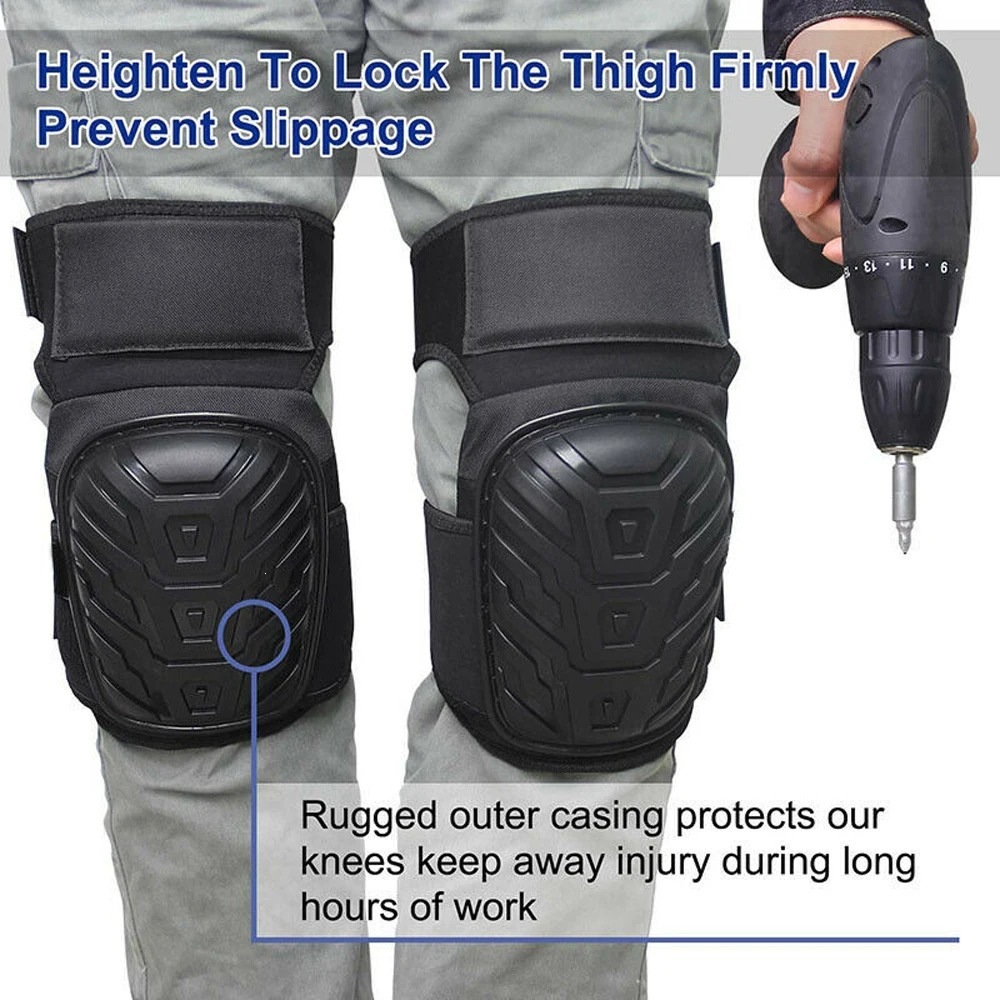두꺼워진 내마모성 하드 쉘 무릎 패드, 건설 노동자,  - Knee Guard Hard 리뷰 및 가격