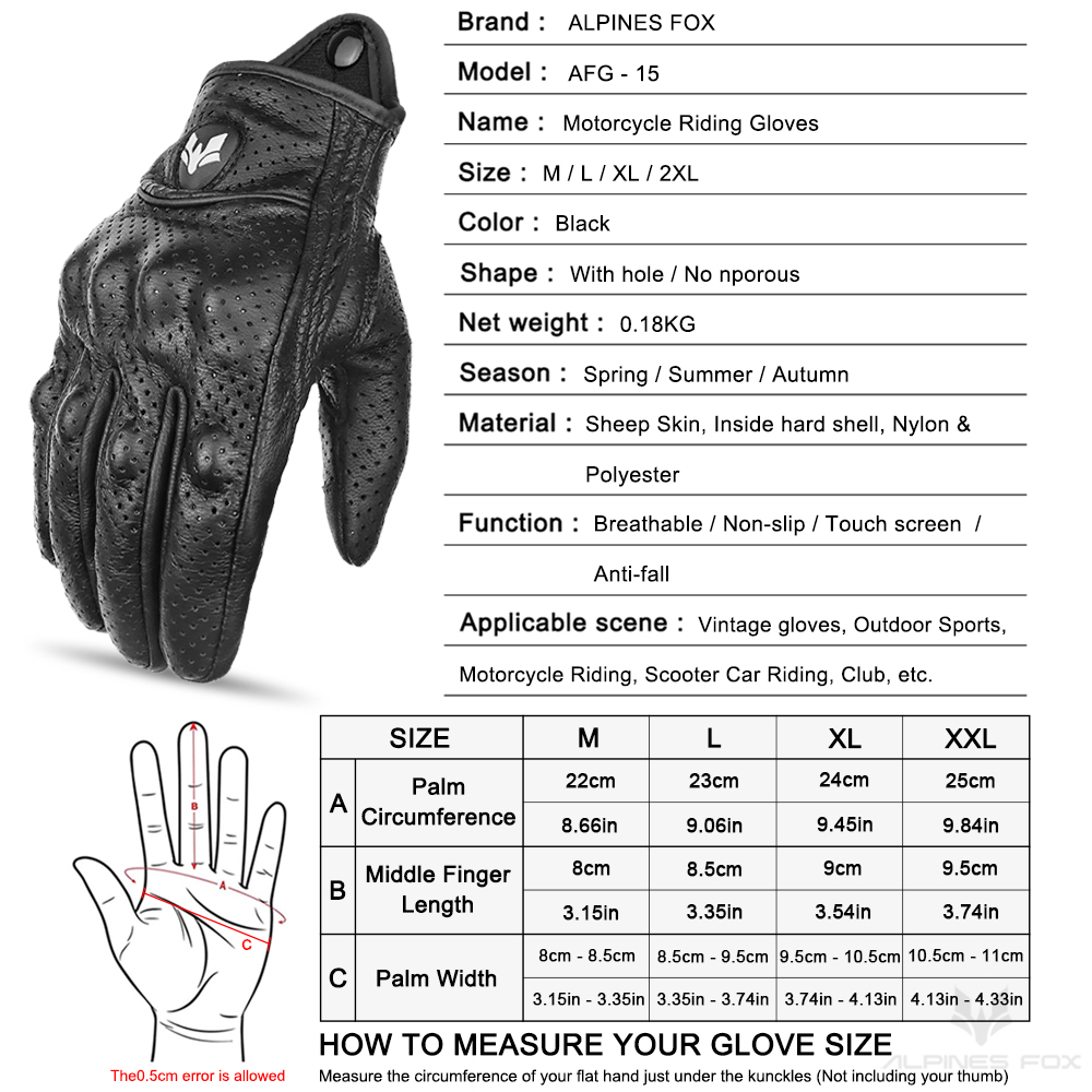 레트로 오토바이 가죽 장갑 빈티지 남성 여성 보호 터치 - Motorcycle Gear Fox 리뷰 및 가격