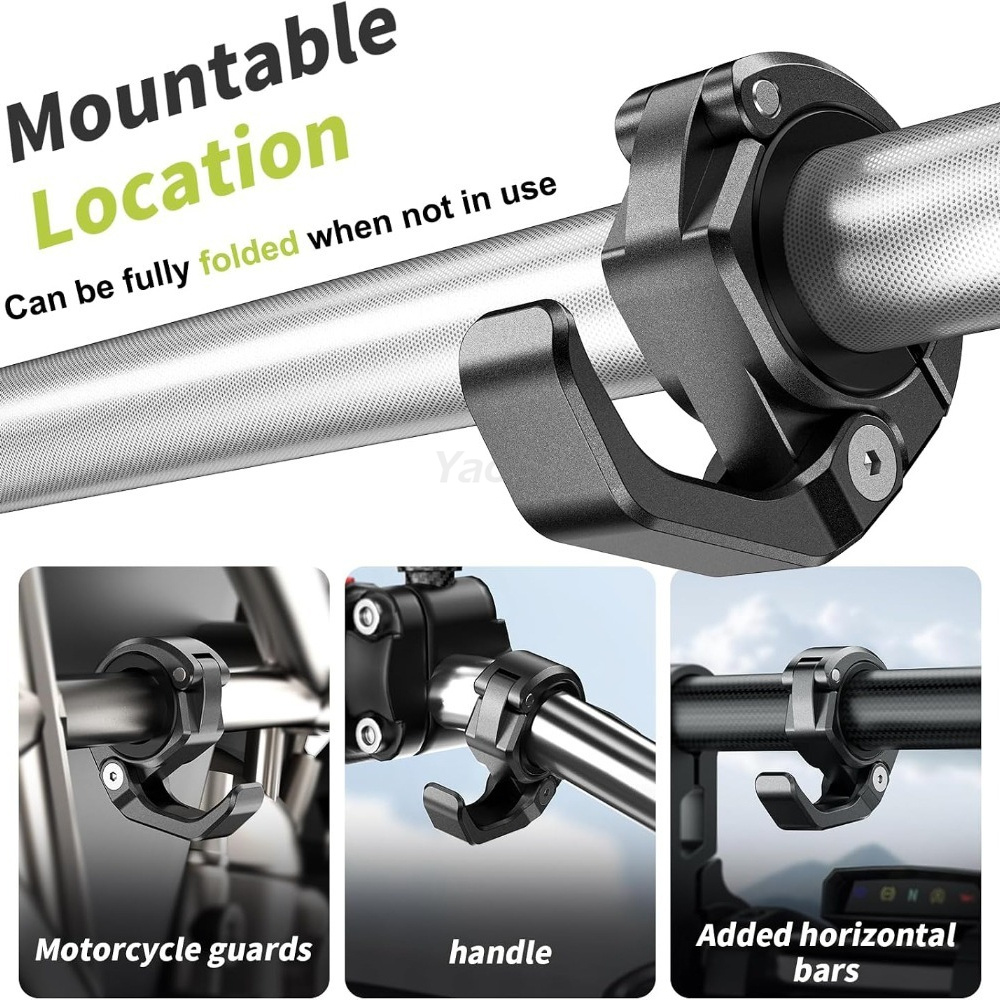 알루미늄 합금 오토바이 헬멧 걸이 자전거 가방 접이식  - Motorcycle Gear Wall Mount 리뷰 및 가격