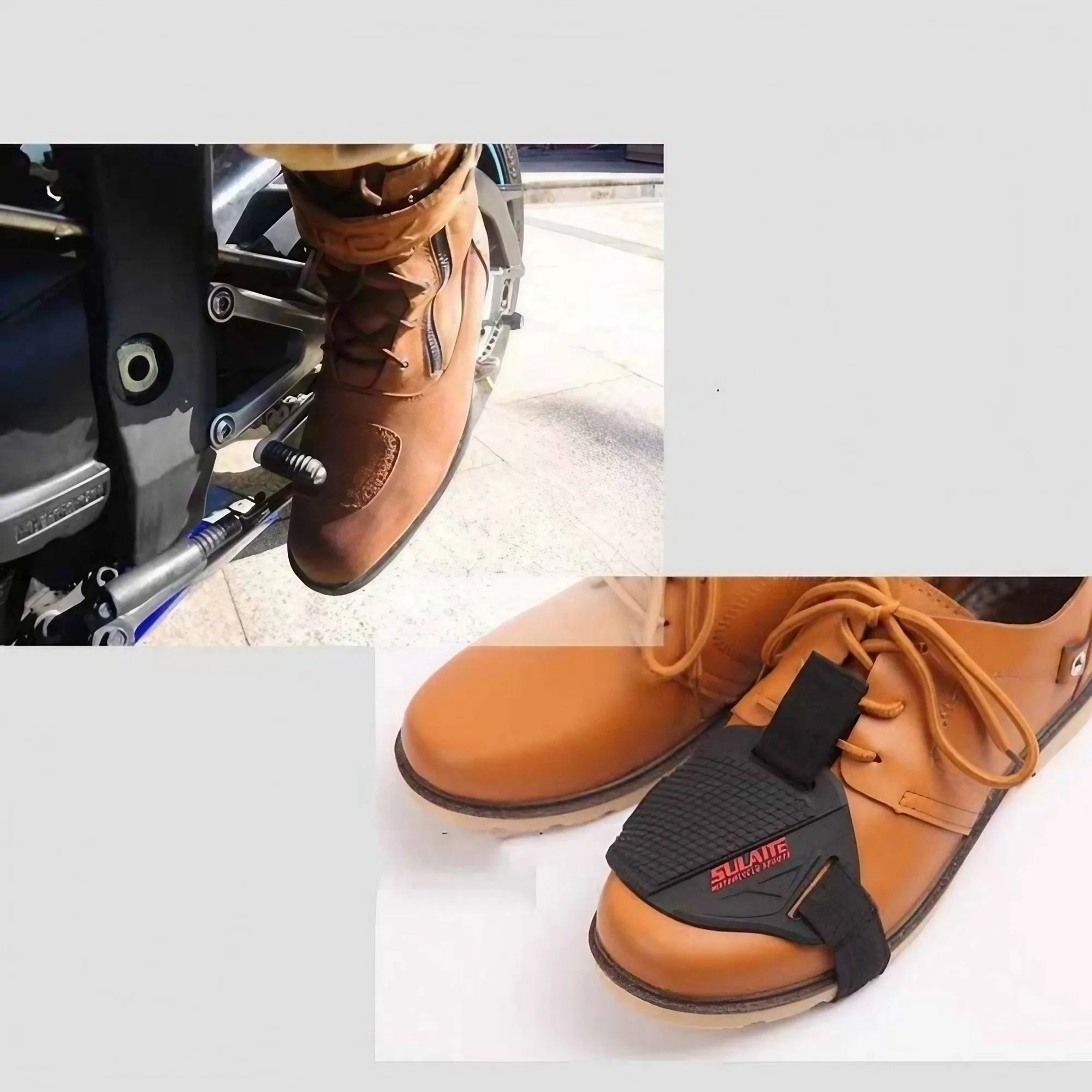 오토바이 고무 기어 변속기 신발 보호대 방수 미끄럼 방 - Motorcycle Gear Boots 리뷰 및 가격