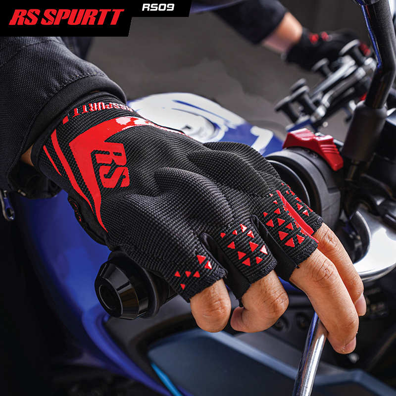 RS 하프 핑거 오토바이 장갑 여름용 경량 통기성 미끄 - Motorcycle Gear Urban 리뷰 및 가격
