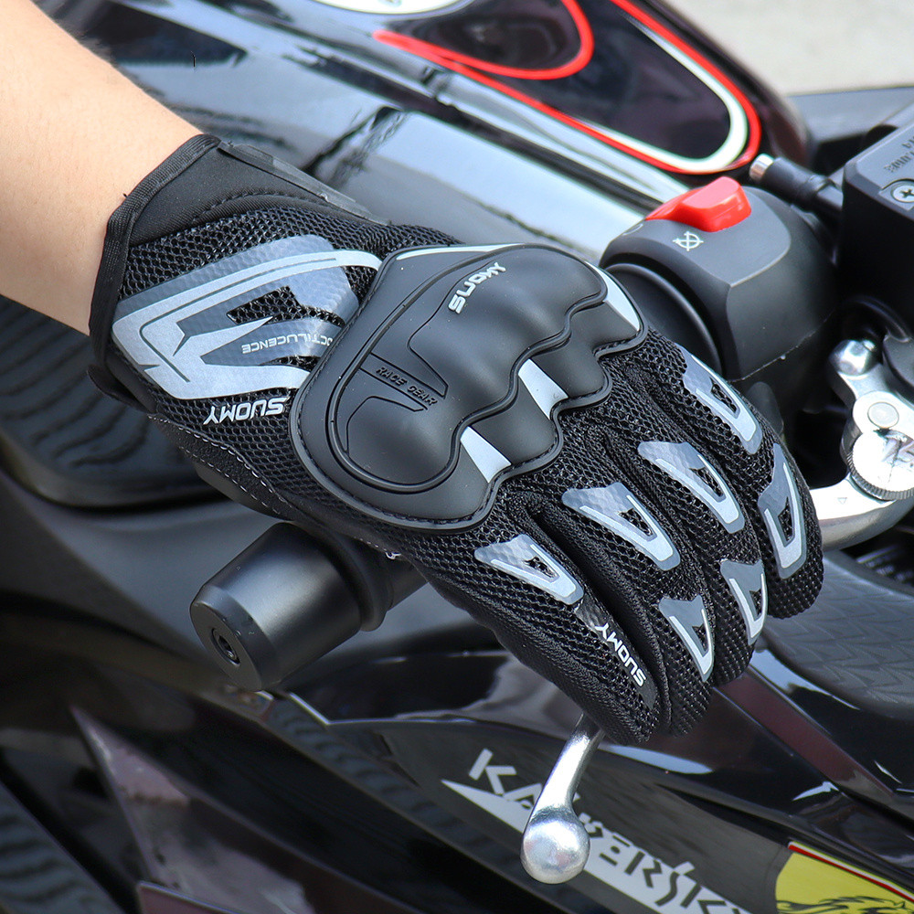 SUOMY 오토바이 장갑 여성 남성 여름 통기성 터치  - Motorcycle Gear Fox 리뷰 및 가격