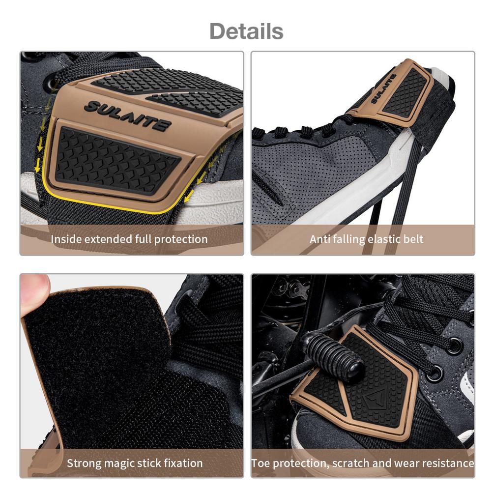고무 오토바이 시프트 패드 오토바이 미끄럼 방지 기어  - Motorcycle Gear Boots 리뷰 및 가격
