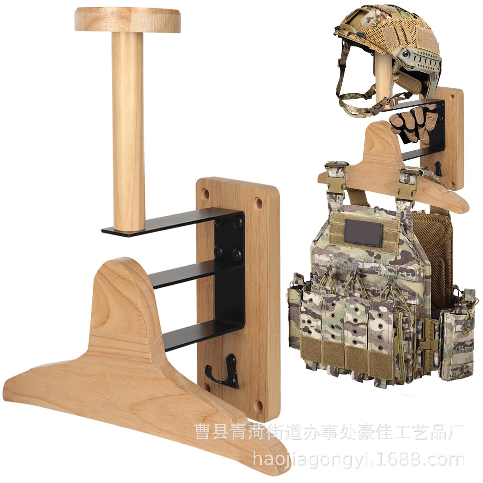 벽걸이형 목재 야외 전술 보관 랙, 오토바이 헬멧 장비 - Motorcycle Gear Wall Mount 리뷰 및 가격