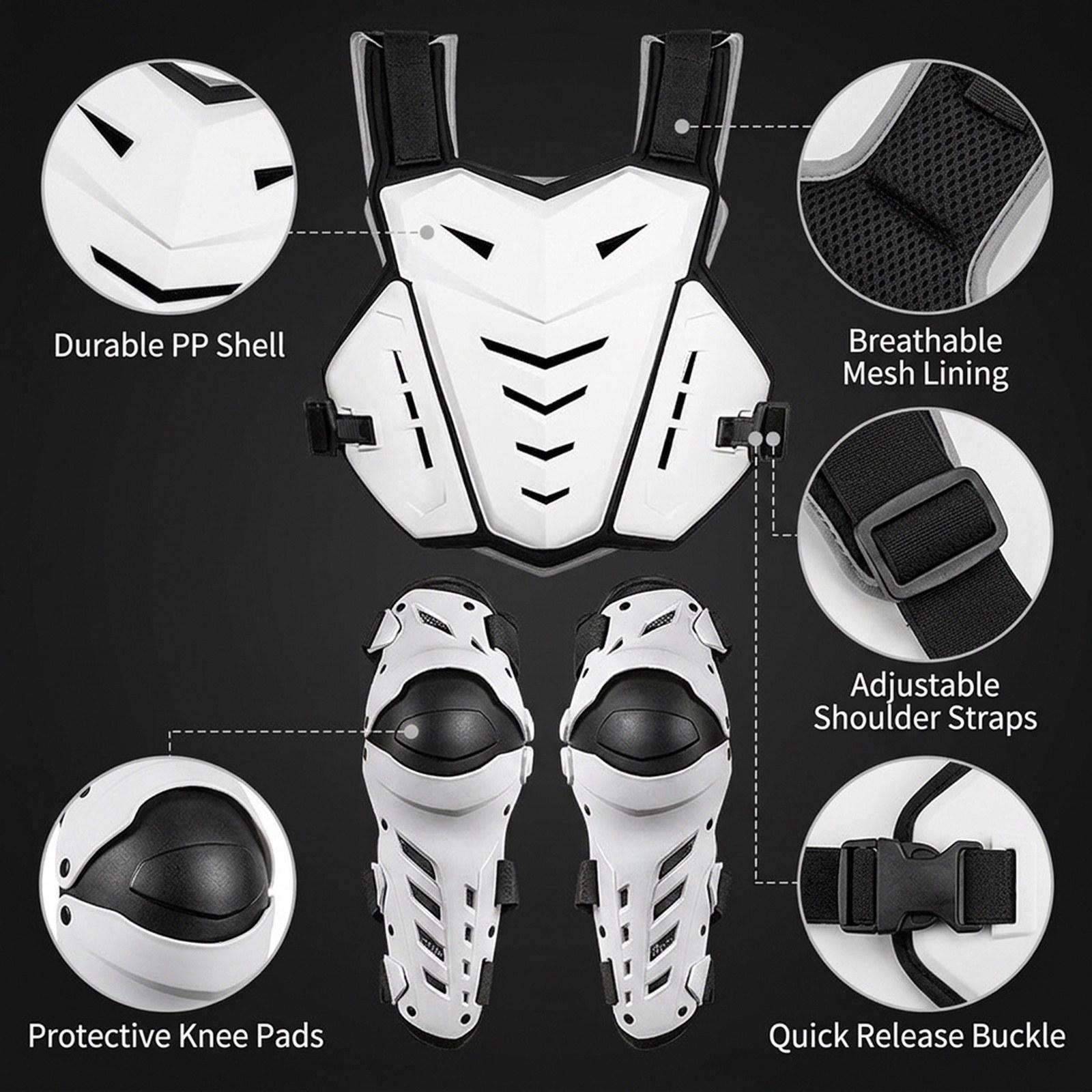 인체공학적 가슴 보호대 무릎 보호대 오토바이 보호 재킷 - Motorcycle Gear For Woman 리뷰 및 가격